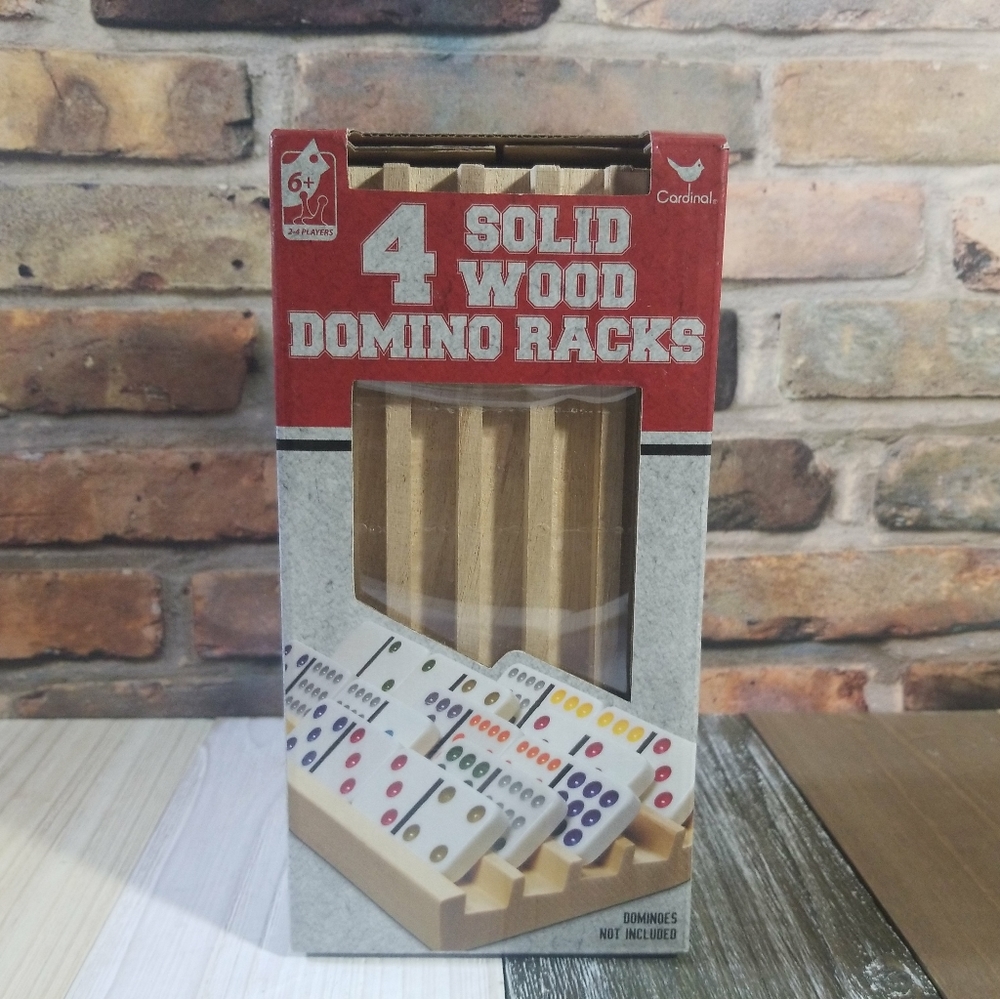 Cardinal 4 Solid Wood Domino Racks